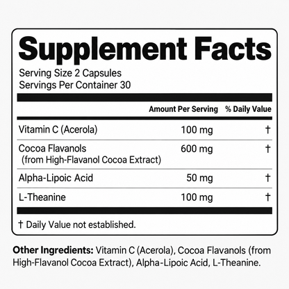 Cocoa Flavanols 600mg